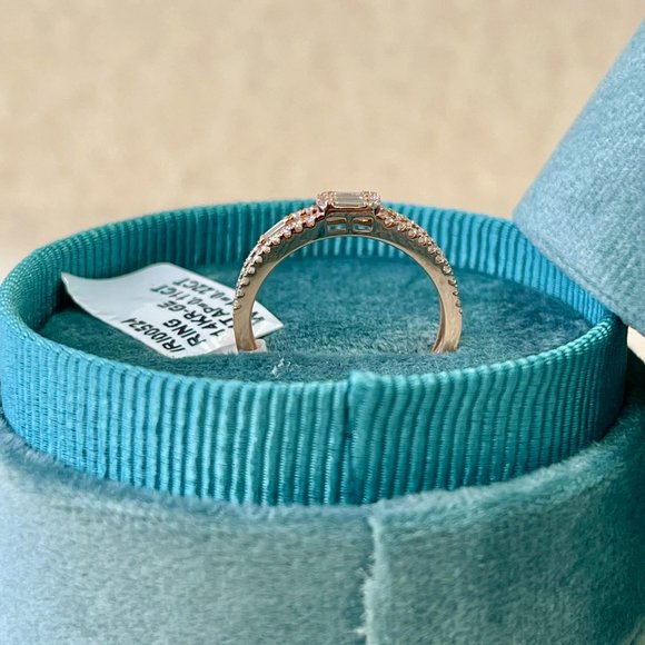 Stackable Baguette Cut Rings - Picture 9 of 16